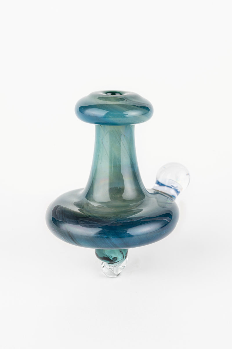 SC2113 Fume Coloured Carb Cap with micro opal Shine Glassworks Canadian glass