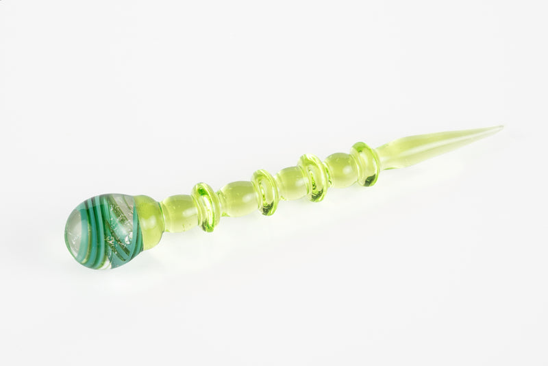SC 2128 Coloured Dabber with Dichro End Shine Glassworks Canadian glass