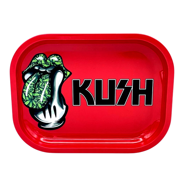 Stoner Kiss Metal Rolling Tray Small 7 x 5.5 Inch