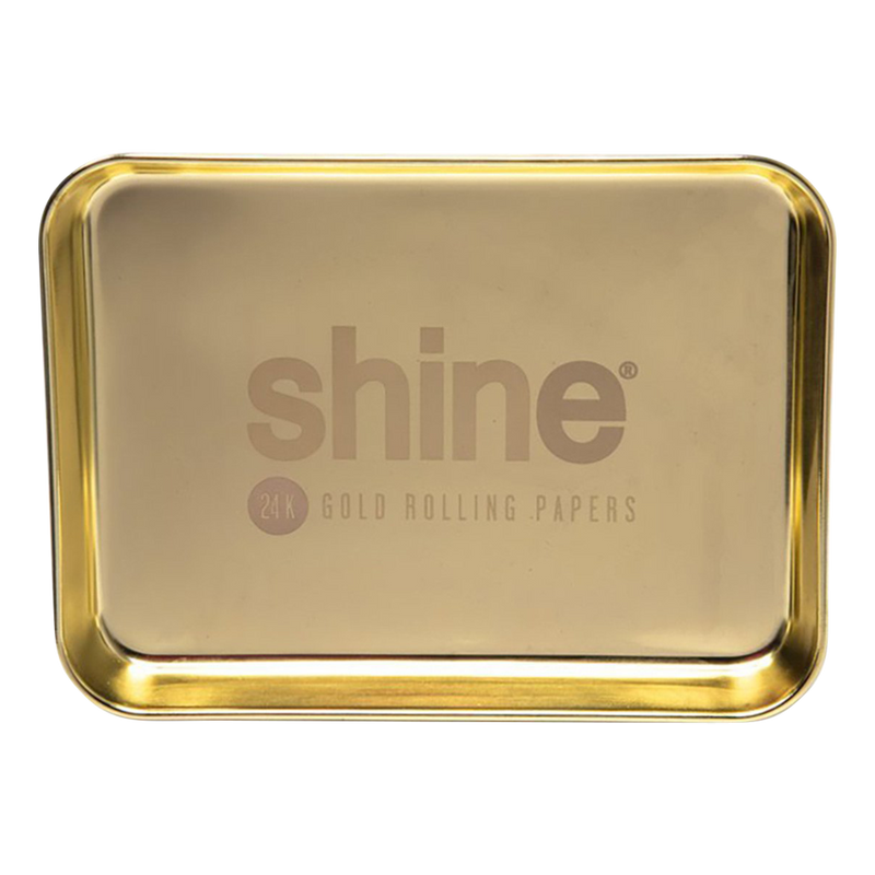SC Shine 24K Gold Coloured Steel Rolling Tray