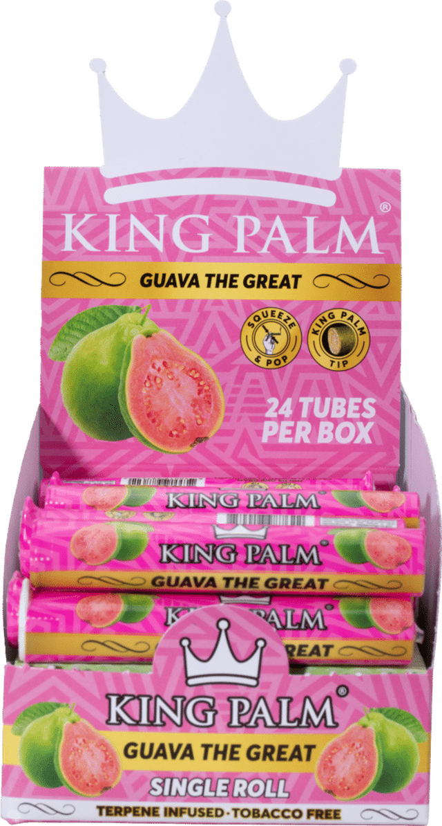 10850018987629 King Palm Mini Tube Guava the Great 24ct
