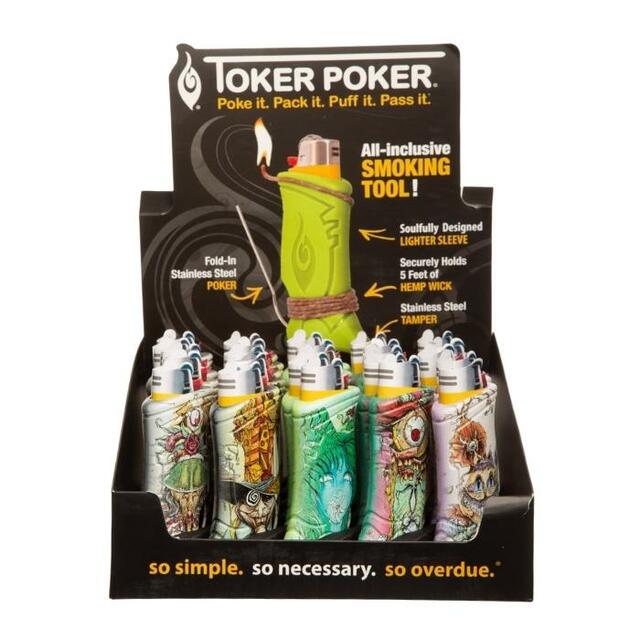 SC Toker Poker Alice In Wonderland Multi-Tool Lighter Sleeve - 25ct