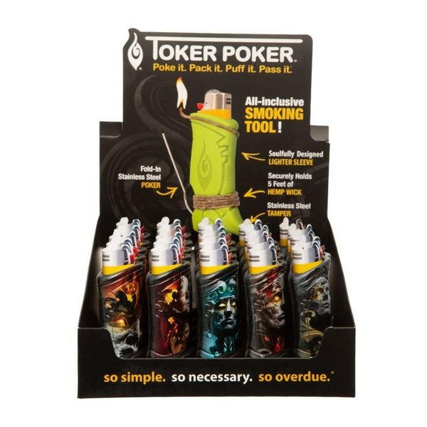 Toker Poker Arlo Multi-Tool Lighter Sleeve - 25ct