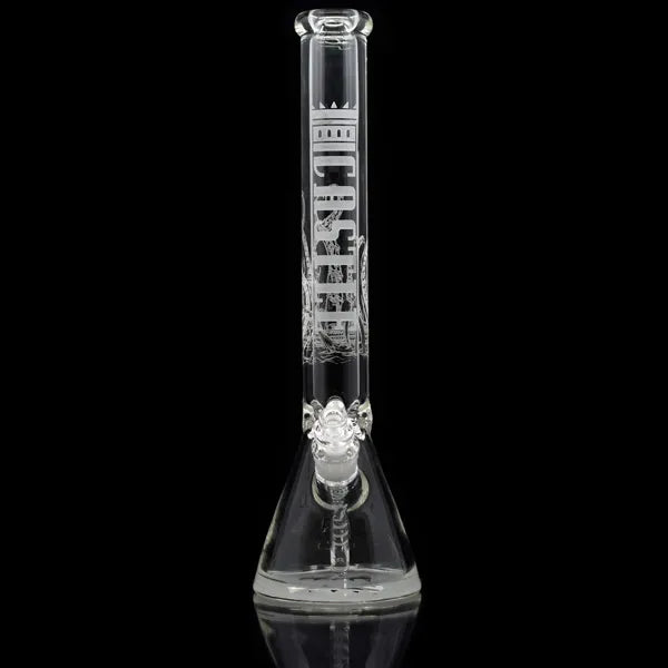 SC Castle Glassworks Kraken 18 inch 9mm Laser etched beaker