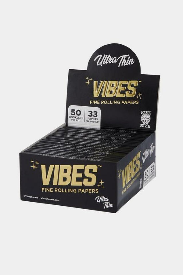 Vibes Ultra Thin King Size Rolling Papers 50ct