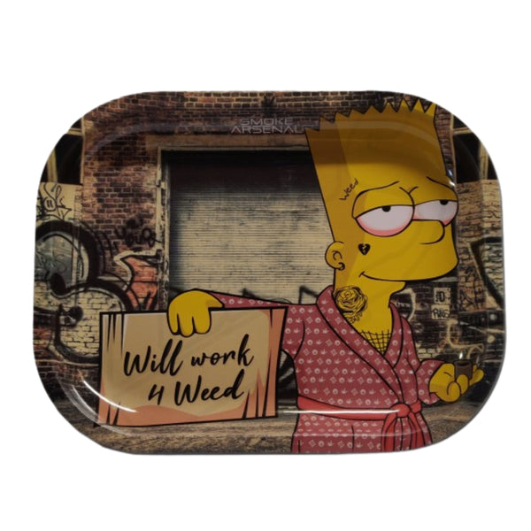 Will Work Metal Rolling Tray Small 7 x 5.5 Inch