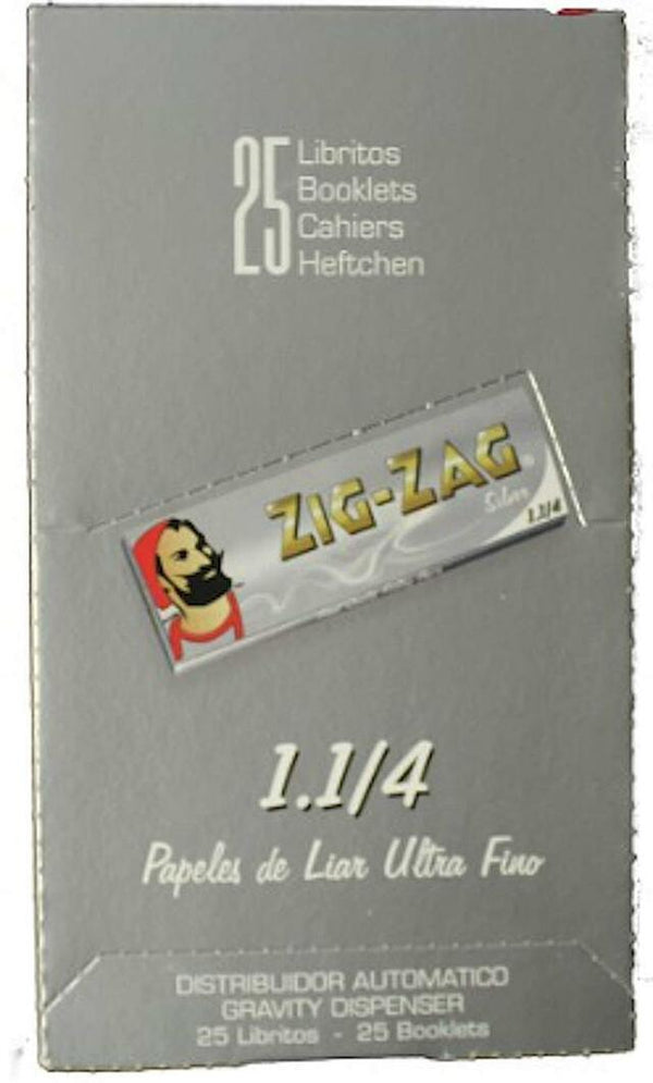 Zig Zag Silver 1 1/4 Rolling Papers 25ct
