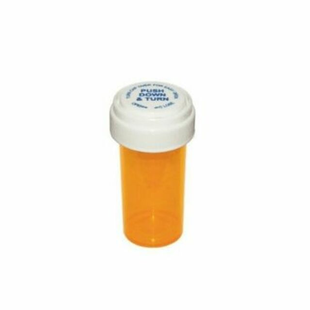 20DR-240 20 DR Vial with Reversible Dual Cap 240ct