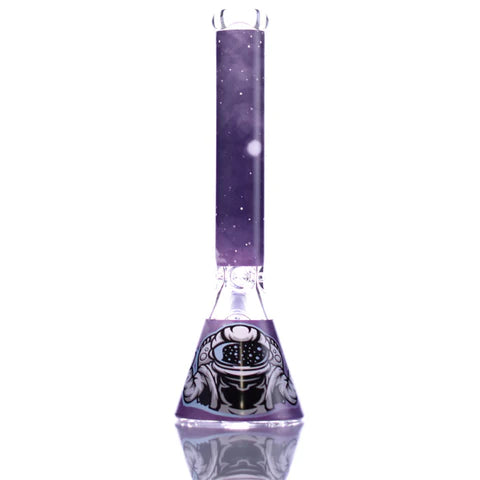 SC Castle Glassworks 16 inch 9mm beaker Astronaut design