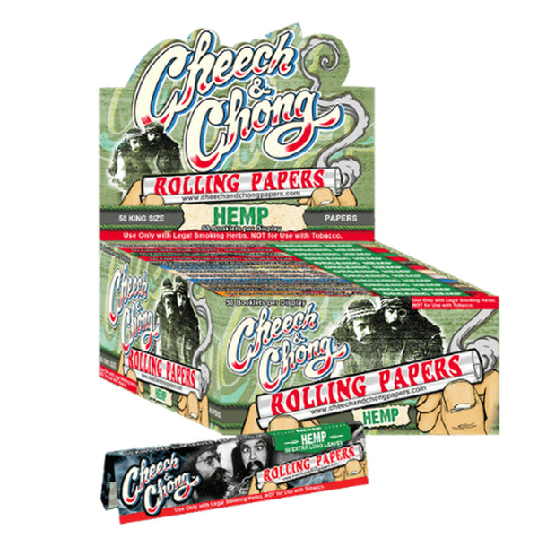Cheech and Chong Hemp King Size Rolling Papers 50ct
