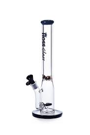 H142B  Hoss Triple Inline Stemless with Colored Accents 16 Inch