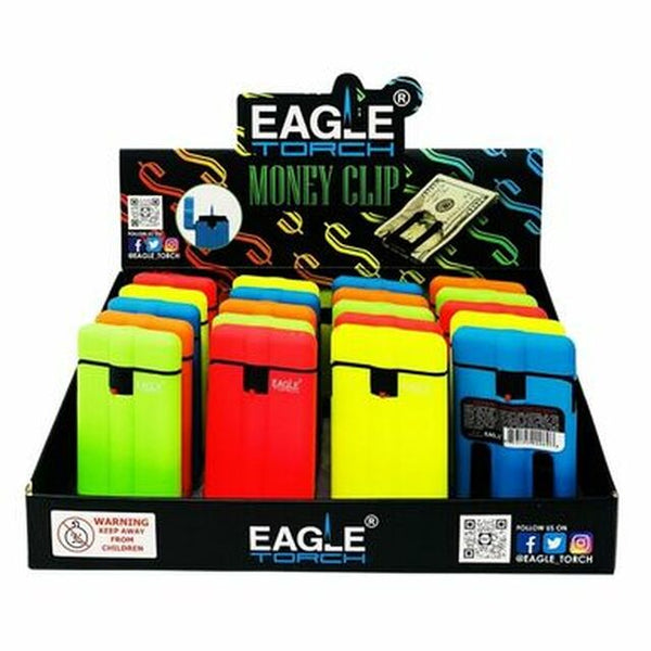Eagle Money Clip (PT161MC) Torch Lighter - 20ct