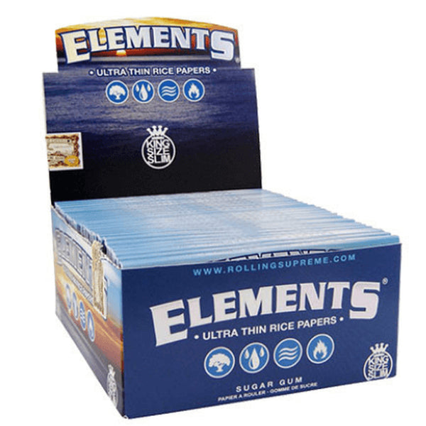 Elements Rice KS Slim Rolling Papers 50ct