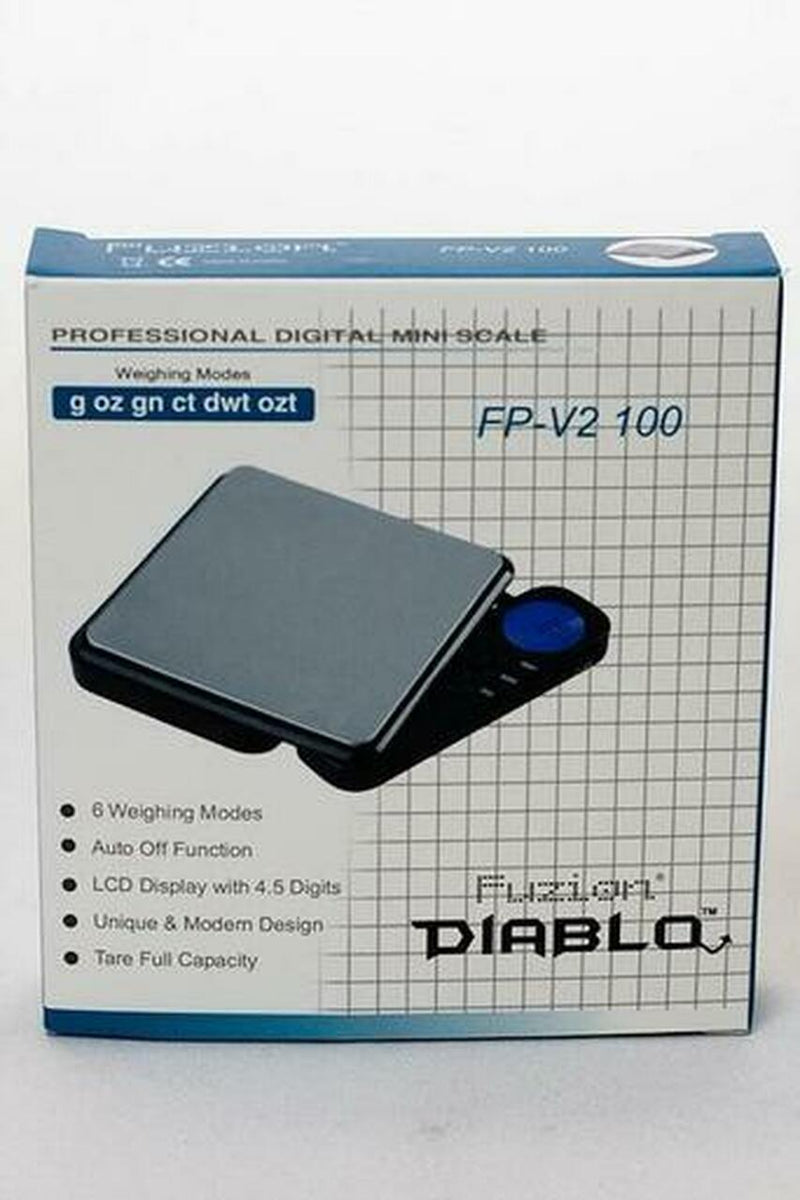 FP-V2-100 BLACK Fuzion FP-V2 100 Diablo Double Digit Scale 100g x 0.01g