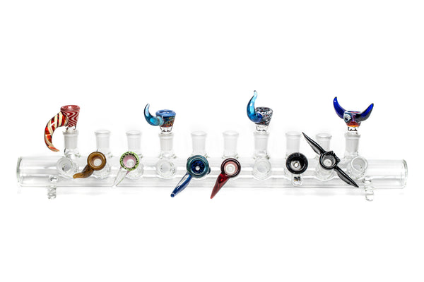 SC Deluxe Glass Bowl and Banger holder display for retail stores. 20 joints holds 20 x bowls