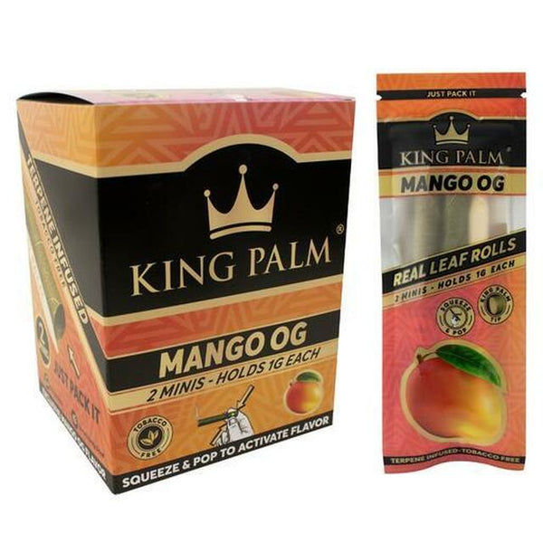 King Palm 2 Mini Rolls Mango OG 20ct