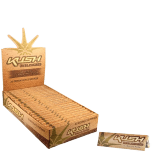 Kush Unbleached 1 1/4 Rolling Papers 25ct
