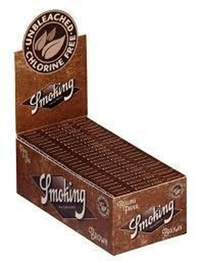 Smoking Brown Double Window Unbleached Rolling Paper 25ct