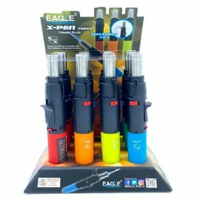Eagle X-Pen Extended Nozzle (PT133XP) Torch Lighter - 12ct