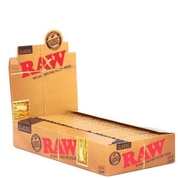 SC RAW Classic 1 1/4 Rolling Papers 24ct