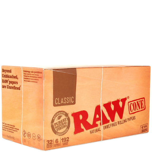 SC RAW Classic 1 1/4 Cones 6 Cones 32ct