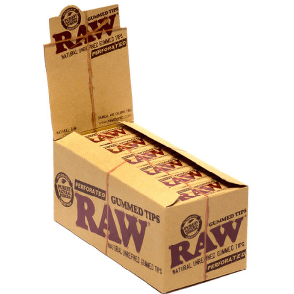 RAW Perforated Gummed Tips 24ct