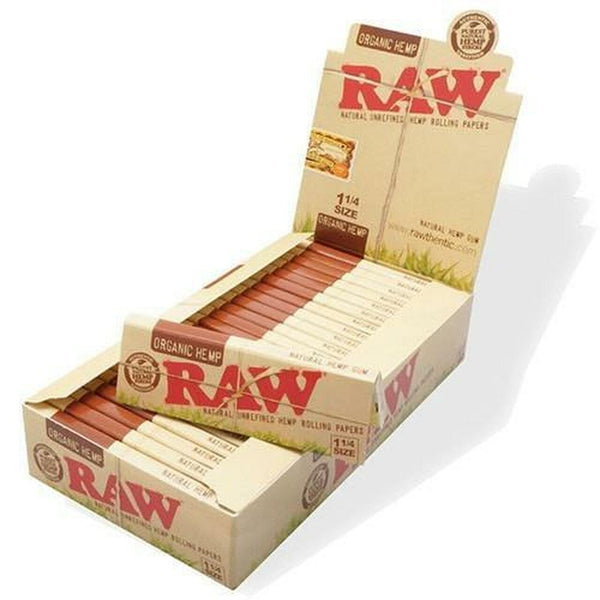 RAW Organic Hemp 1 1/4 Rolling Papers 24ct