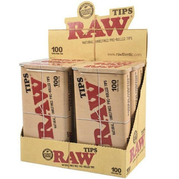RAW Classic Pre Rolled Tin Tips 600 ct