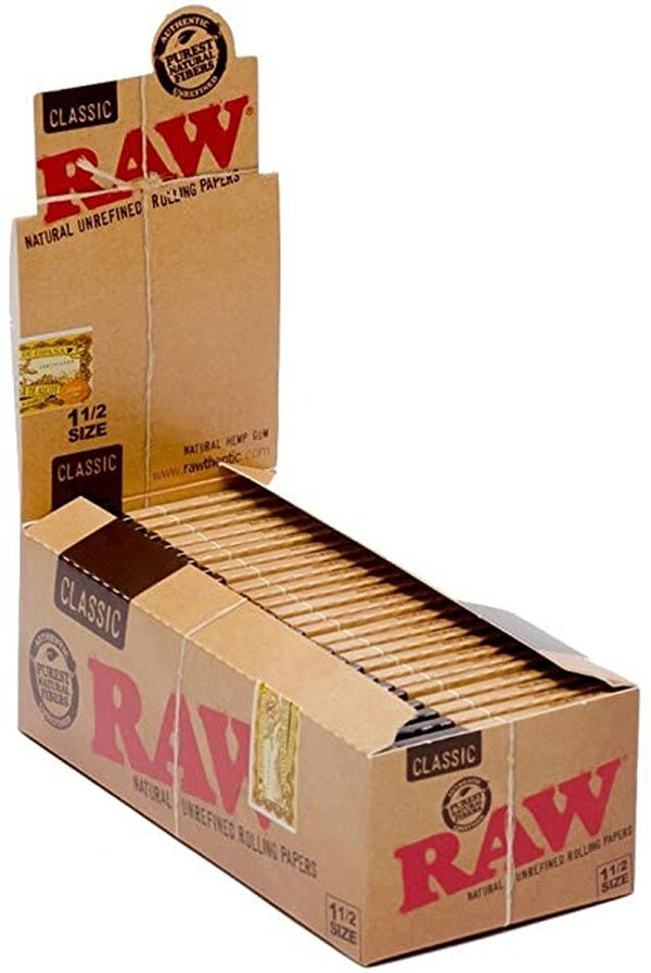 RAW Classic 1 1/2 Rolling Papers 25ct