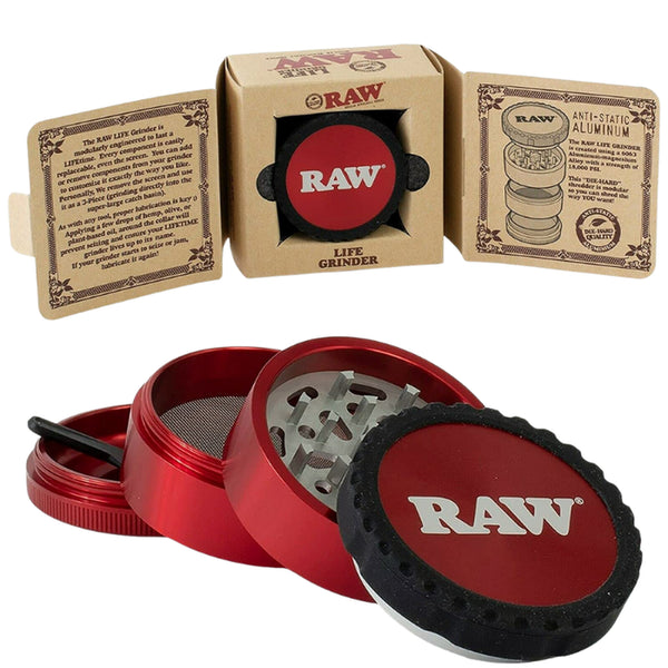 RAW LIFE GRINDER RED