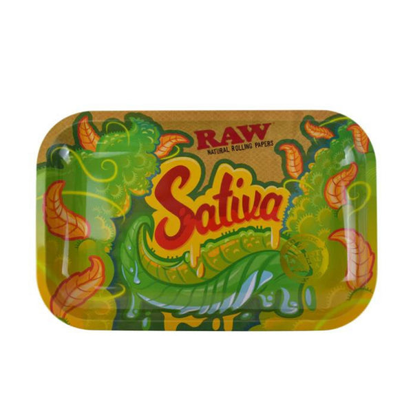 Raw Sativa Rolling Tray - Small
