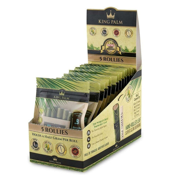 0110854029008465 King Palm Organic 5 Rollies Pre Rolled Wraps 15ct
