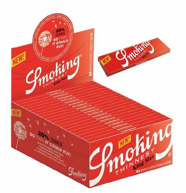 Smoking Thinnest Rolling Paper King Size 50ct