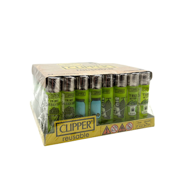 Clipper Think Green Series Lighters 48ct
