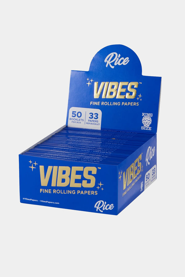 Vibes Rice King Size Rolling Papers 50ct