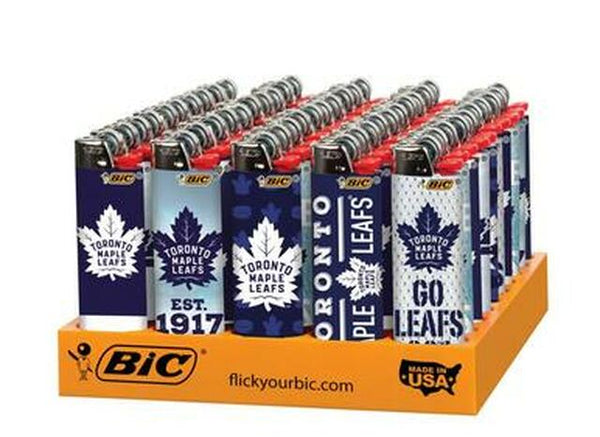 BIC MAPLE LEAFS 50 Bic Lighters Toronto Maples Leaf Series 50ct