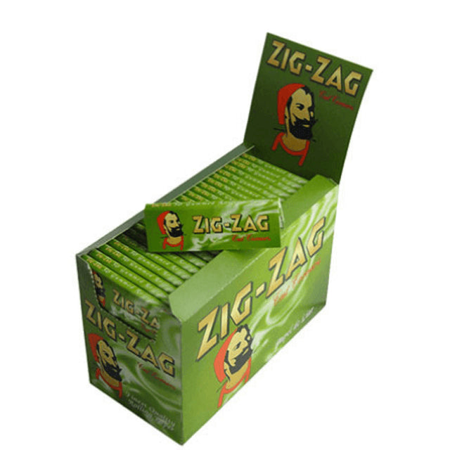 Zig Zag Single Green Cigarette Papers 100ct