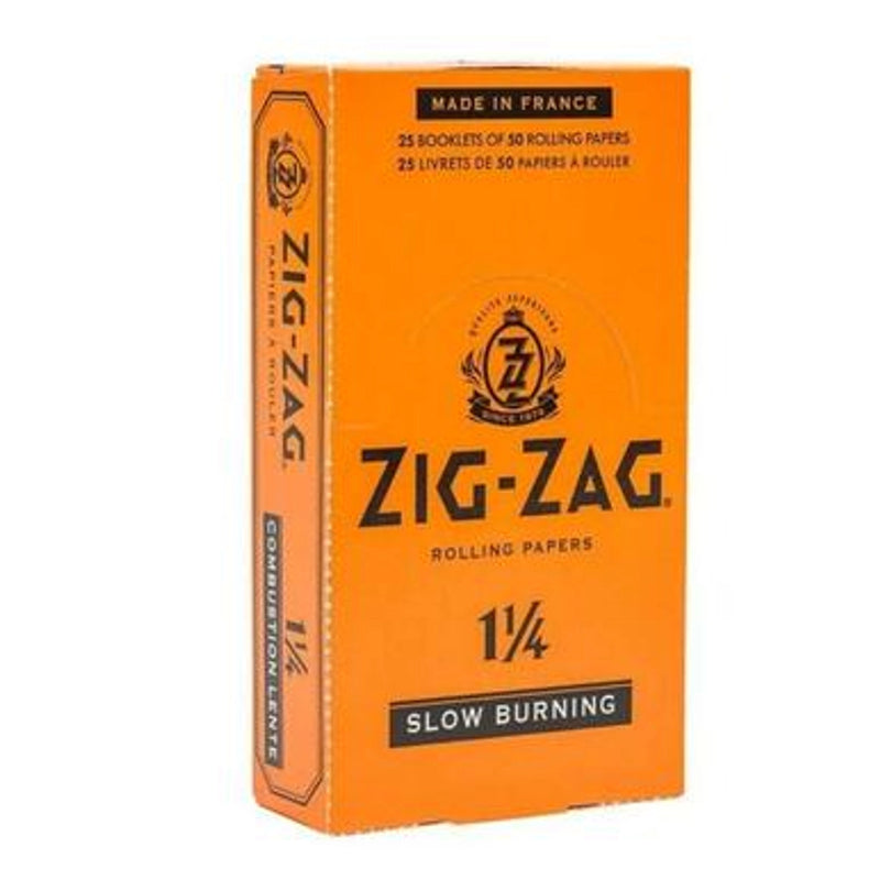 Zig Zag Orange 1 1/4 Slow Burning Rolling Papers - 25ct